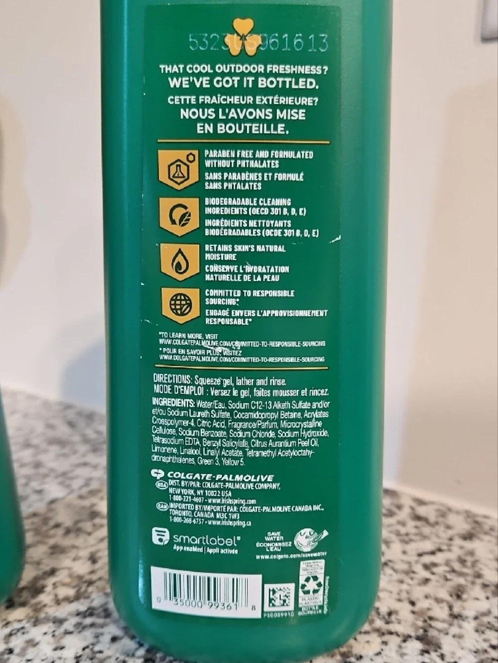 2x Irish Spring Active Scrub Body Wash 20oz